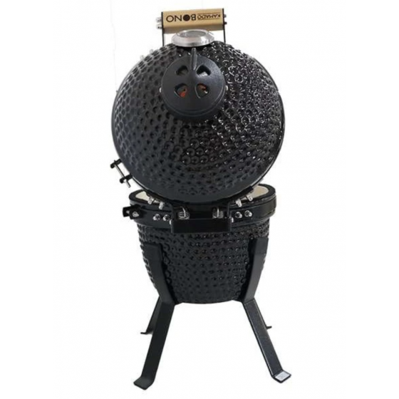 Grill ceramiczny Kamado Bono PICNIC Czarny